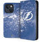 NHL Tampa Bay Lightning Frozen iPhone 13 Folio Case