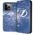 NHL Tampa Bay Lightning Frozen iPhone 13 Pro Max Folio Case