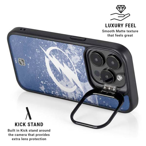 NHL Tampa Bay Lightning Frozen iPhone 13 Pro Max Kickstand Case