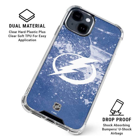 NHL Tampa Bay Lightning Frozen iPhone 15 Clear Case