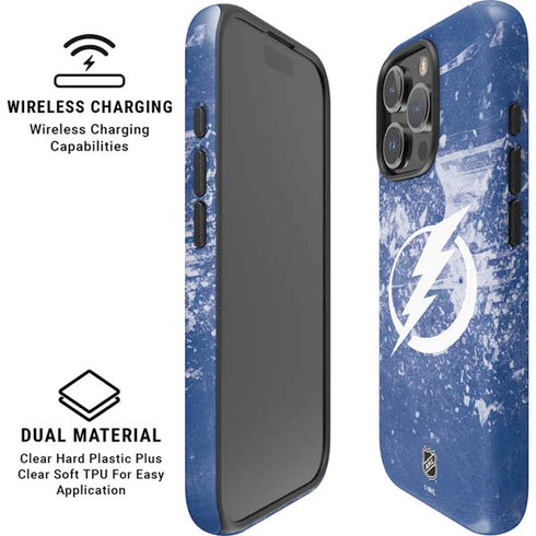 NHL Tampa Bay Lightning Frozen iPhone 16 Pro Max Magsafe Impact Case