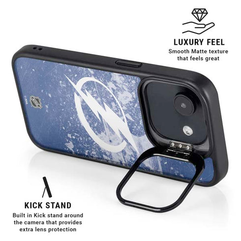 NHL Tampa Bay Lightning Frozen iPhone 16e Kickstand Case