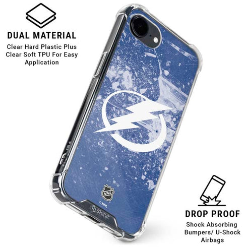 NHL Tampa Bay Lightning Frozen iPhone 16e Clear Case