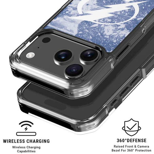 NHL Tampa Bay Lightning Frozen iPhone 17 Pro Clear Case