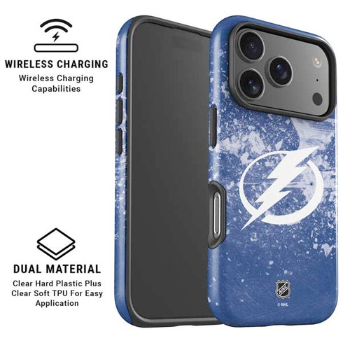 NHL Tampa Bay Lightning Frozen iPhone 17 Pro Magsafe Impact Case