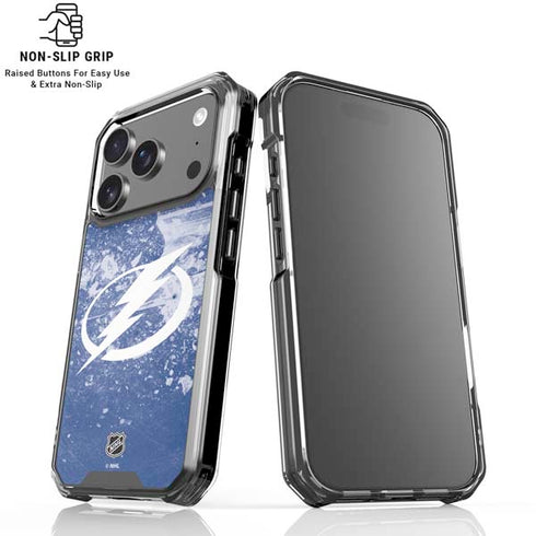 NHL Tampa Bay Lightning Frozen iPhone 17 Pro Max Clear Case
