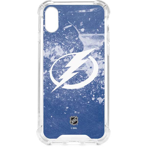 NHL Tampa Bay Lightning Frozen iPhone XS Clear Case