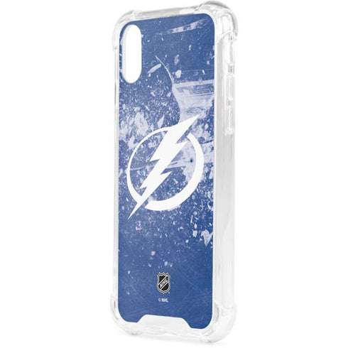 NHL Tampa Bay Lightning Frozen iPhone XS Clear Case
