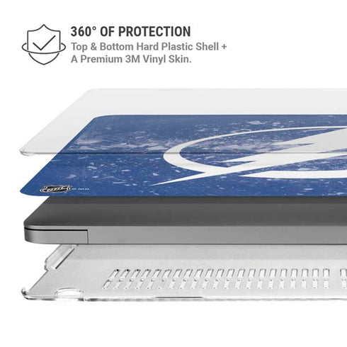 NHL Tampa Bay Lightning Frozen MacBook Pro 14in (2021-24) Case plus Skin