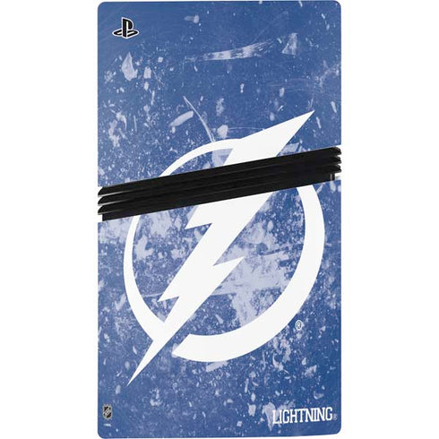 NHL Tampa Bay Lightning Frozen PS5 Pro Disk Console Skin