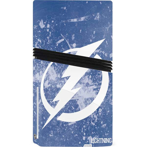 NHL Tampa Bay Lightning Frozen PS5 Pro Disk Console Skin