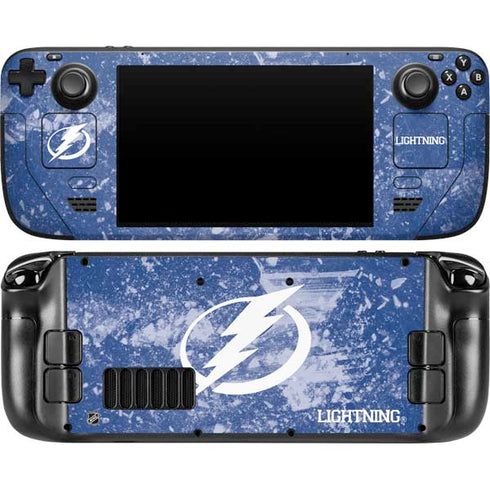 NHL Tampa Bay Lightning Frozen Steam Deck Handheld Gaming Computer OLED Skin