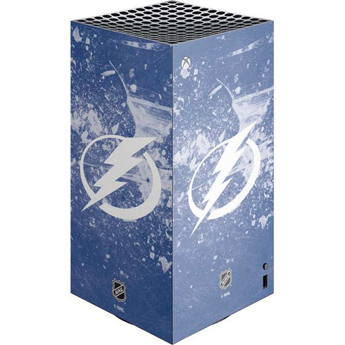 NHL Tampa Bay Lightning Frozen XBox Series X Digital Edition Console Skin