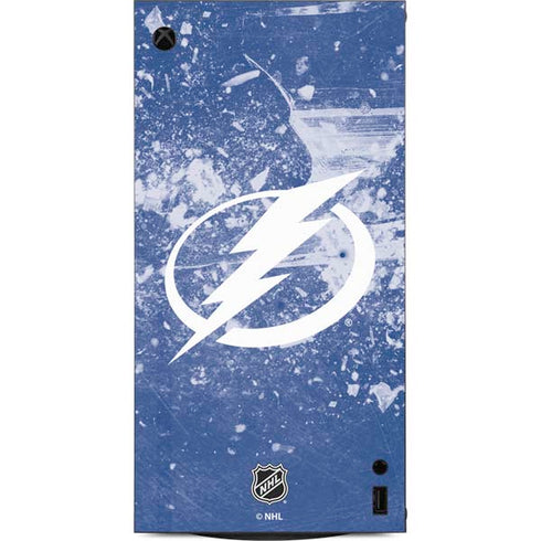 NHL Tampa Bay Lightning Frozen XBox Series X Digital Edition Console Skin