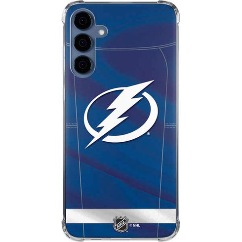 NHL Tampa Bay Lightning Jersey Galaxy A35 5G Clear Case
