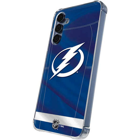 NHL Tampa Bay Lightning Jersey Galaxy A35 5G Clear Case