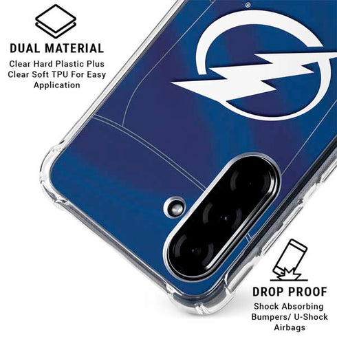 NHL Tampa Bay Lightning Jersey Galaxy A36 5G Clear Case