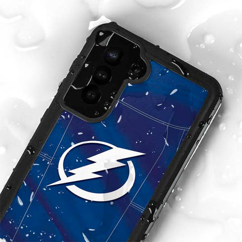 NHL Tampa Bay Lightning Jersey Galaxy S24 Plus Waterproof Case