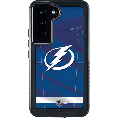 NHL Tampa Bay Lightning Jersey Galaxy S24 Waterproof Case