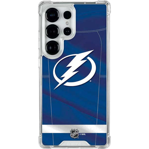 NHL Tampa Bay Lightning Jersey Galaxy S25 Ultra Clear Case