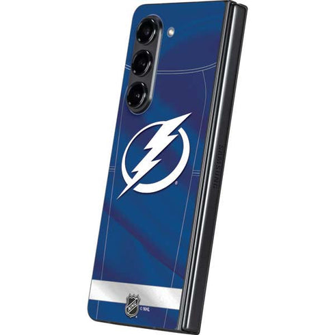NHL Tampa Bay Lightning Jersey Galaxy Z Fold5 5G Skin