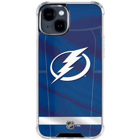 NHL Tampa Bay Lightning Jersey iPhone 15 Clear Case