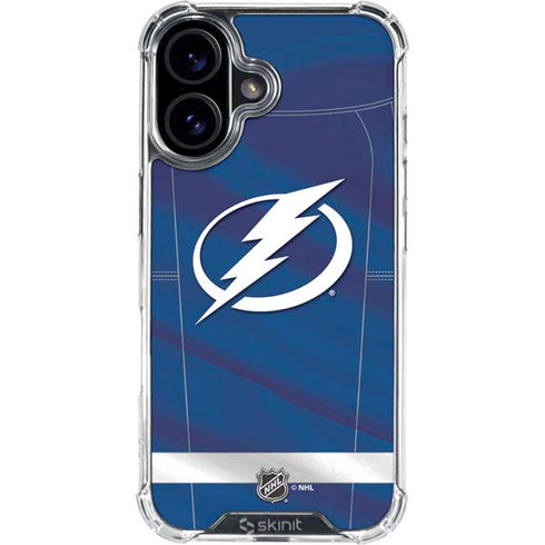 NHL Tampa Bay Lightning Jersey iPhone 16 Clear Case