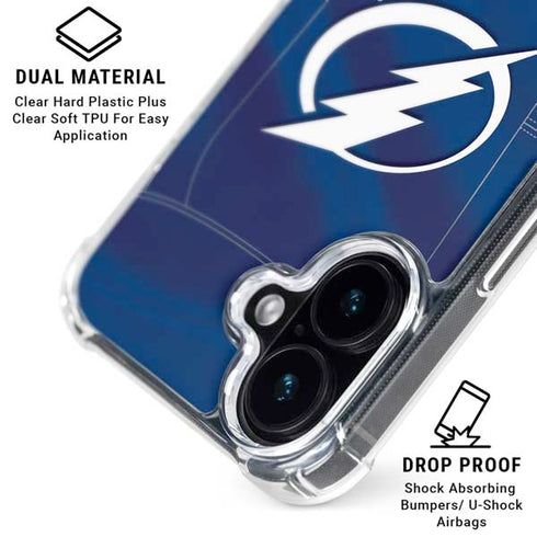 NHL Tampa Bay Lightning Jersey iPhone 16 Clear Case