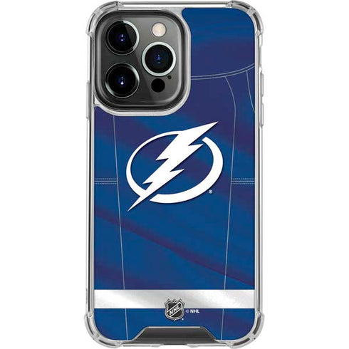 NHL Tampa Bay Lightning Jersey iPhone 16 Pro Max Clear Case