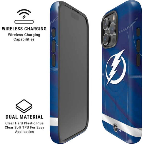 NHL Tampa Bay Lightning Jersey iPhone 16 Pro Max Magsafe Impact Case