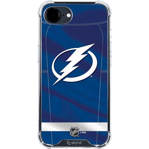 NHL Tampa Bay Lightning Jersey iPhone 16e Clear Case