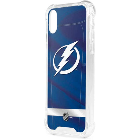 NHL Tampa Bay Lightning Jersey iPhone XS Clear Case