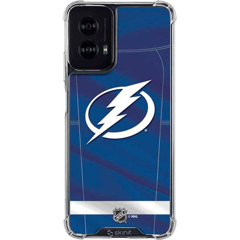 NHL Tampa Bay Lightning Jersey Moto G Power 5G (2024) Clear Case