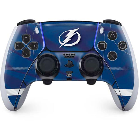NHL Tampa Bay Lightning Jersey PS5 DualSense Edge Pro Controller Skin