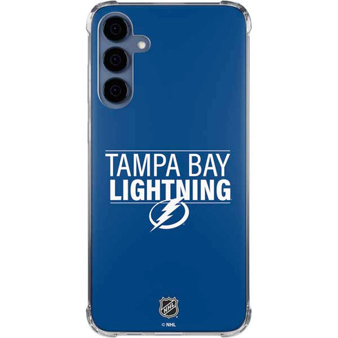 NHL Tampa Bay Lightning Lineup Galaxy A35 5G Clear Case