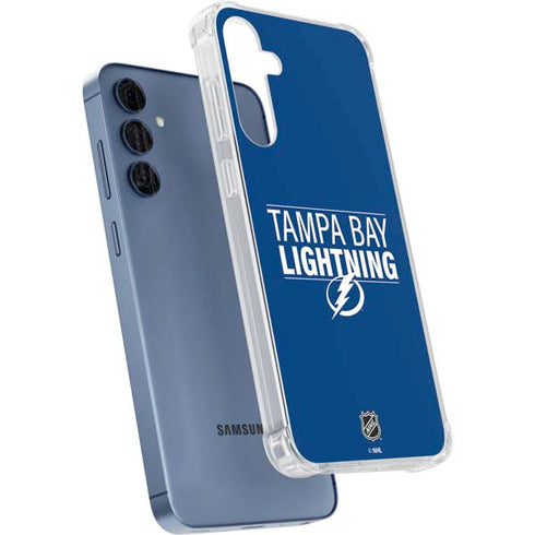 NHL Tampa Bay Lightning Lineup Galaxy A55 5G Clear Case