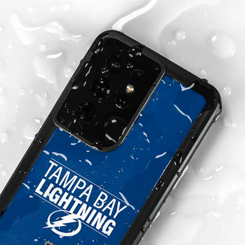 NHL Tampa Bay Lightning Lineup Galaxy S24 Ultra Waterproof Case