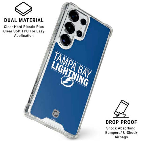 NHL Tampa Bay Lightning Lineup Galaxy S26 Ultra Clear Case