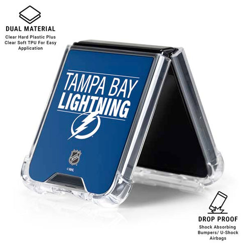 NHL Tampa Bay Lightning Lineup Galaxy Z Flip6 Clear Case