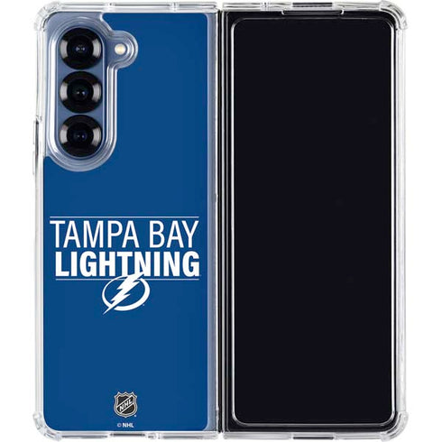 NHL Tampa Bay Lightning Lineup Galaxy Z Fold6 Clear Case