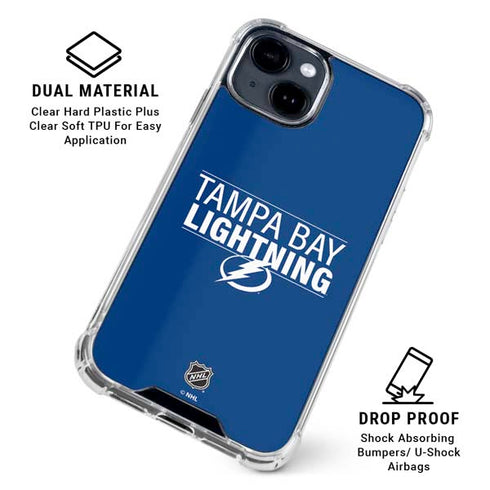 NHL Tampa Bay Lightning Lineup iPhone 15 Clear Case