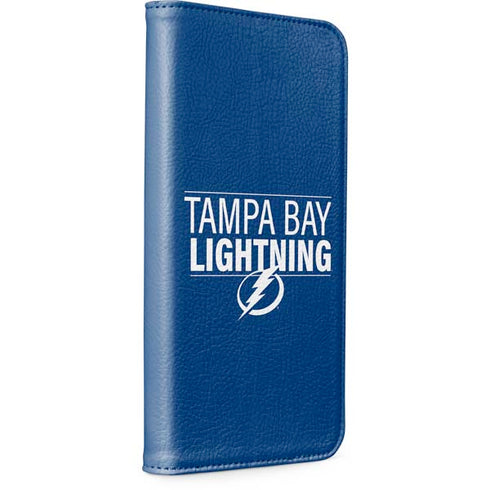 NHL Tampa Bay Lightning Lineup iPhone 15 Plus Folio Case