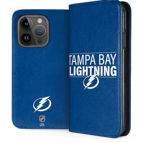 NHL Tampa Bay Lightning Lineup iPhone 15 Pro Folio Case