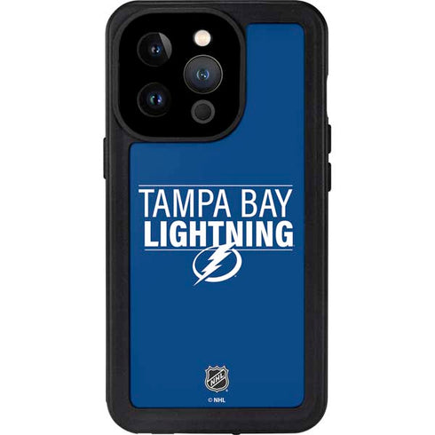 NHL Tampa Bay Lightning Lineup iPhone 15 Pro Waterproof Case