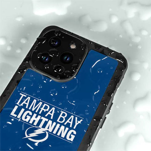 NHL Tampa Bay Lightning Lineup iPhone 15 Pro Waterproof Case