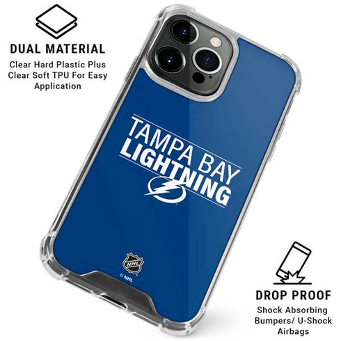 NHL Tampa Bay Lightning Lineup iPhone 16 Pro Max Clear Case