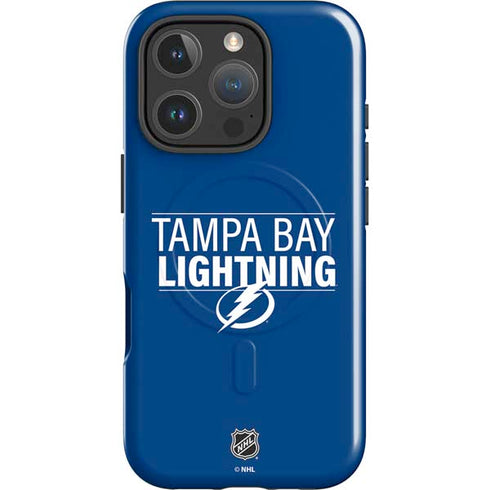NHL Tampa Bay Lightning Lineup iPhone 16 Pro Max Magsafe Impact Case