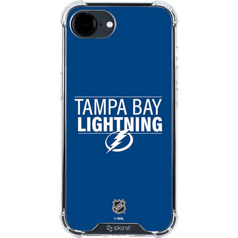 NHL Tampa Bay Lightning Lineup iPhone 16e Clear Case