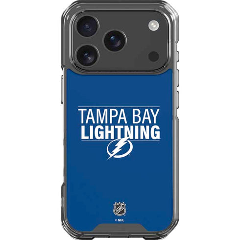 NHL Tampa Bay Lightning Lineup iPhone 18 Pro Clear Case