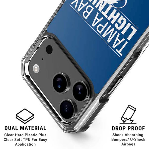 NHL Tampa Bay Lightning Lineup iPhone 18 Pro Clear Case